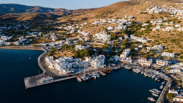 Ios Harbor from Above