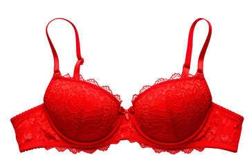 Women's padded bra isolated on transparent background PNG file 