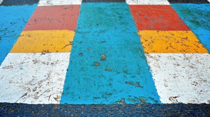 Colorful Crosswalk