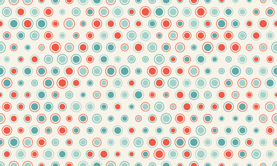 Round spotted pattern with geometric repetition. Ideal for fabric prints, poster backgrounds, and abstract wallpaper designs with trendy circles.