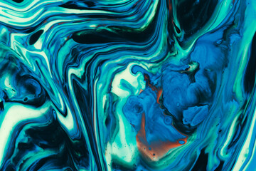 Abstract flowing shapes background