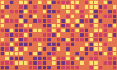 Elegant mosaic tile pattern with vibrant colours. Perfect for textile, decorative covers, or modern graphic design with structured and symmetrical appeal.