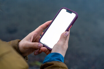 POV Holding Phone Blank screen