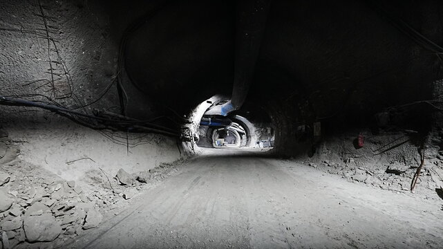 excavated tunnels in subway construction