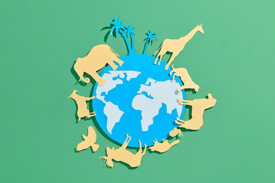 Earth Day or World Wildlife Day concept - Powered by Adobe