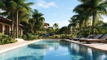 Luxury Tropical Villa with Swimming Pool