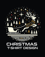 Christmas Vector T-Shirt Design