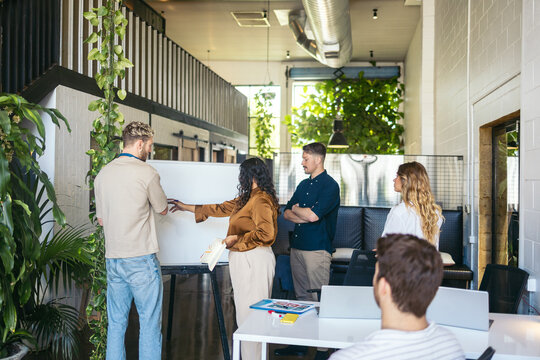 Meeting in the office