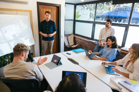 Business meeting in the office