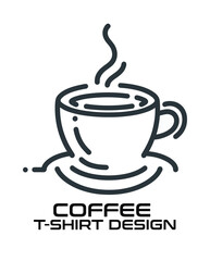 Coffee Vector T Shirt Design