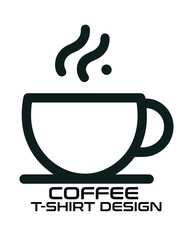 Coffee Vector T Shirt Design