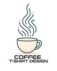 Coffee Vector T Shirt Design
