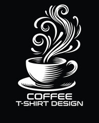 Coffee Vector T Shirt Design