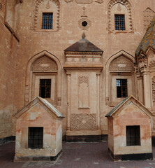 Ishak Pasha Palace, located in Dogubeyazit, Agri, Turkey, was built in the 18th century during the Ottoman period.