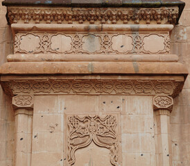 Ishak Pasha Palace, located in Dogubeyazit, Agri, Turkey, was built in the 18th century during the Ottoman period.
