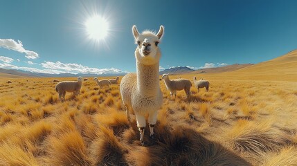 Alpaca in the Andes