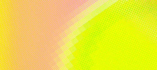 Yellow abstract  widescreen panorama background template, Usable for banner, poster, Advertisement, events, party, celebration, and various graphic design works