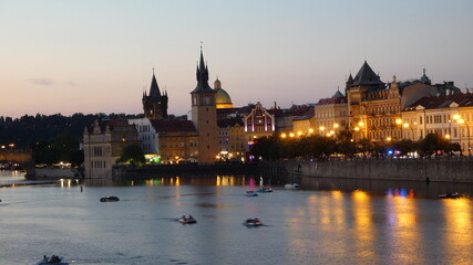 Fototapeta premium City view of the old town of Prague