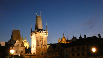 Fototapeta premium City view of the old town of Prague