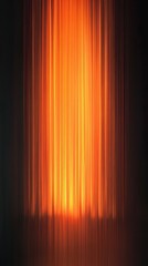 Bright orange vertical lines creating a glowing background