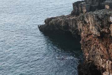 rock in the sea