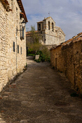 View of the medieval village of Rello, Soria, Castilla y León, Spain.