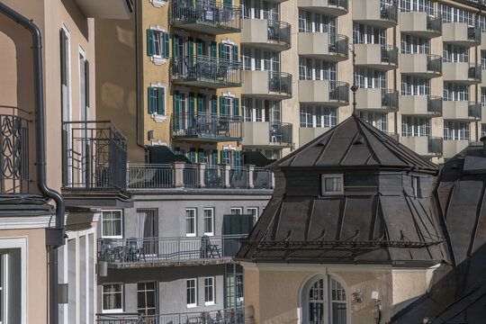 Hotelkomplex in Bad Gastein, Detail