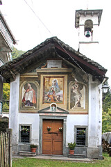 la chiesetta di San Rocco a Riva Valdobbia (Valsesia)