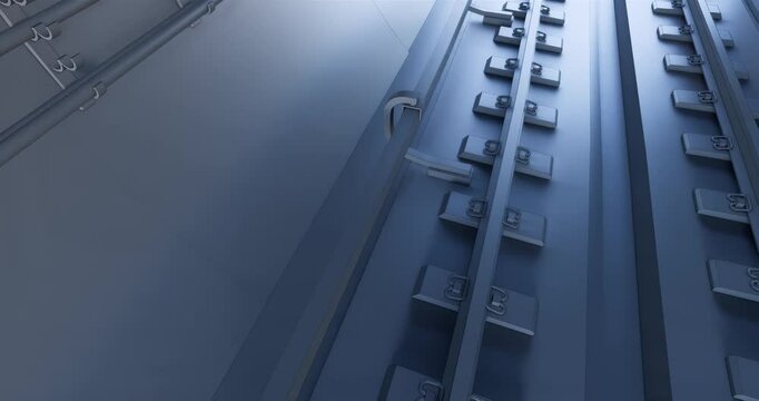 3D BIM model of the metro tunnel