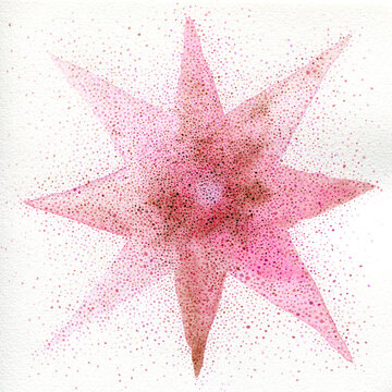 pink cute star