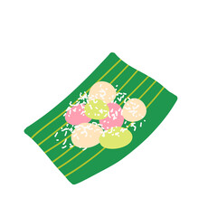 Indonesian Traditional Cake Illustration