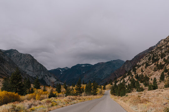 Moody light in the mountains
