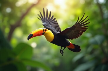 Fototapeta premium toucan in the jungle