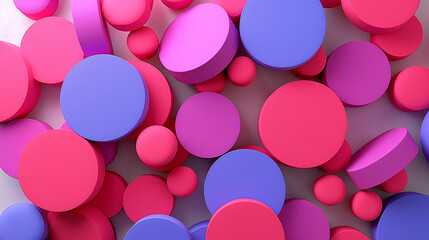 pink circle background