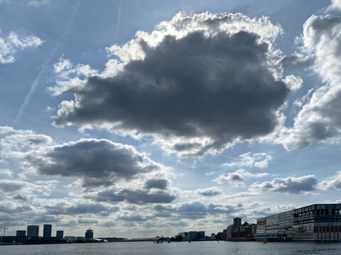 IJ river in Amsterdam