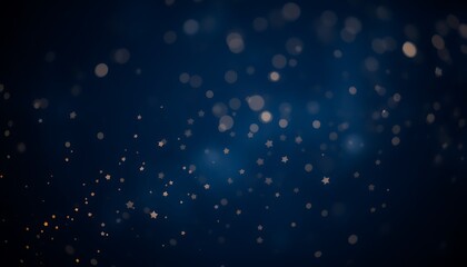 Fototapeta premium A delicate overlay of tiny stars scattered across a deep navy background. The soft glow of the stars creates a sense of wonder and magic, inviting the viewer into a night sky filled.