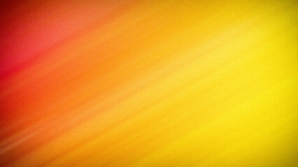 Warm 4K abstract gradient background featuring vivid yellow, orange, and red hues with a grainy texture and diagonal lines, ideal for creative use