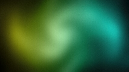 Rich gradient with smooth transitions of green, teal, and yellow hues, enhanced by a soft grainy texture. Ideal for vibrant backgrounds and creative designs