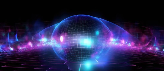 Disco Ball in a Neon Dream