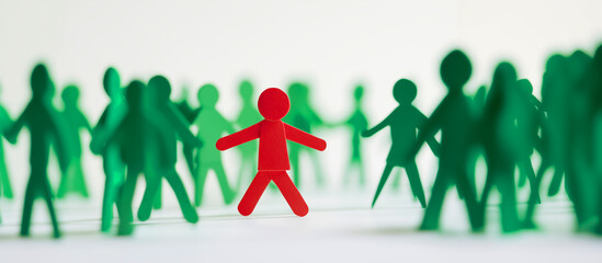 Unique individuality in a crowd