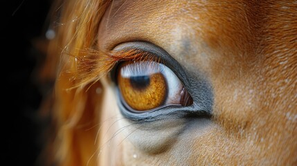 a horse with a white spot on its head