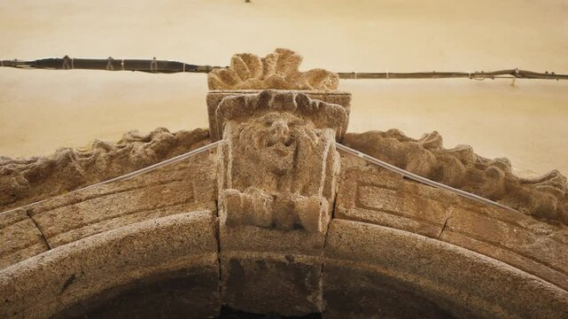 Apotropaic Mask On The Portal Of A House In Tropea