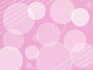 水彩ドット  ピンク