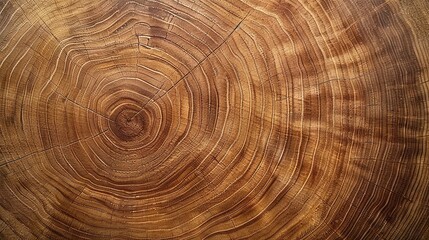 Fototapeta premium circular wood grain texture, natural tree rings, organic wooden surface, abstract timber design, earthy tones, growth rings, rustic aesthetic, detailed natural patterns