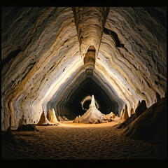 Cave filled with treasures unexplored area pirate dragon treasure chest adventure