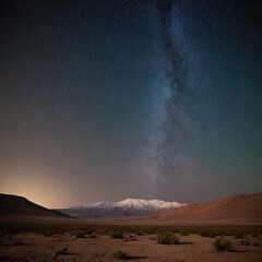 Starry Sky with Constellations over the Atacama Desert, Chile