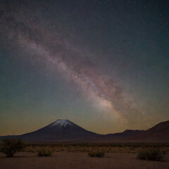 Starry Sky with Constellations over the Atacama Desert, Chile