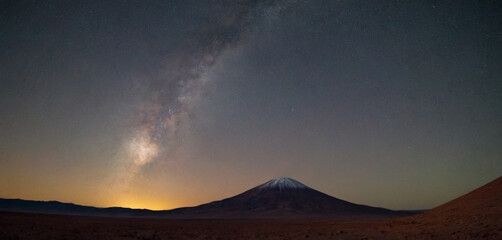 Starry Sky with Constellations over the Atacama Desert, Chile