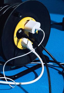 Electric plugs and cables.