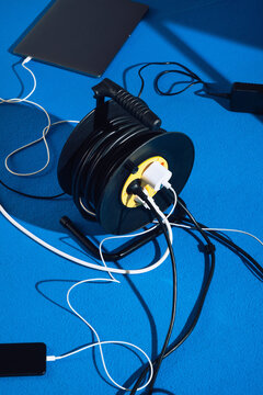 Electric plugs and cables.